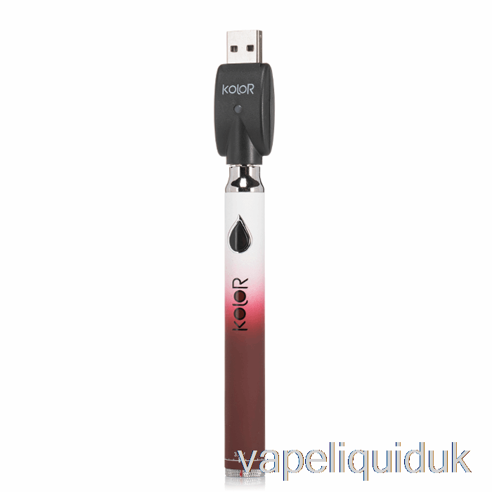 Leaf Buddi Kolor Twist Slim 650mAh Battery Red Wine Vape Juice